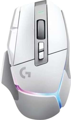 Мышь беспроводная Logitech G502 X Plus, игровая, радио, оптическая, USB, 25600dpi, белый [910-006173]